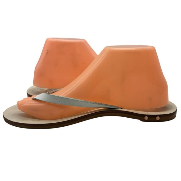 BEEK Sunbeam Leather Flip Flop Sandals Slip On Shoes Women Size 9 White- $139 - Picture 5 of 10